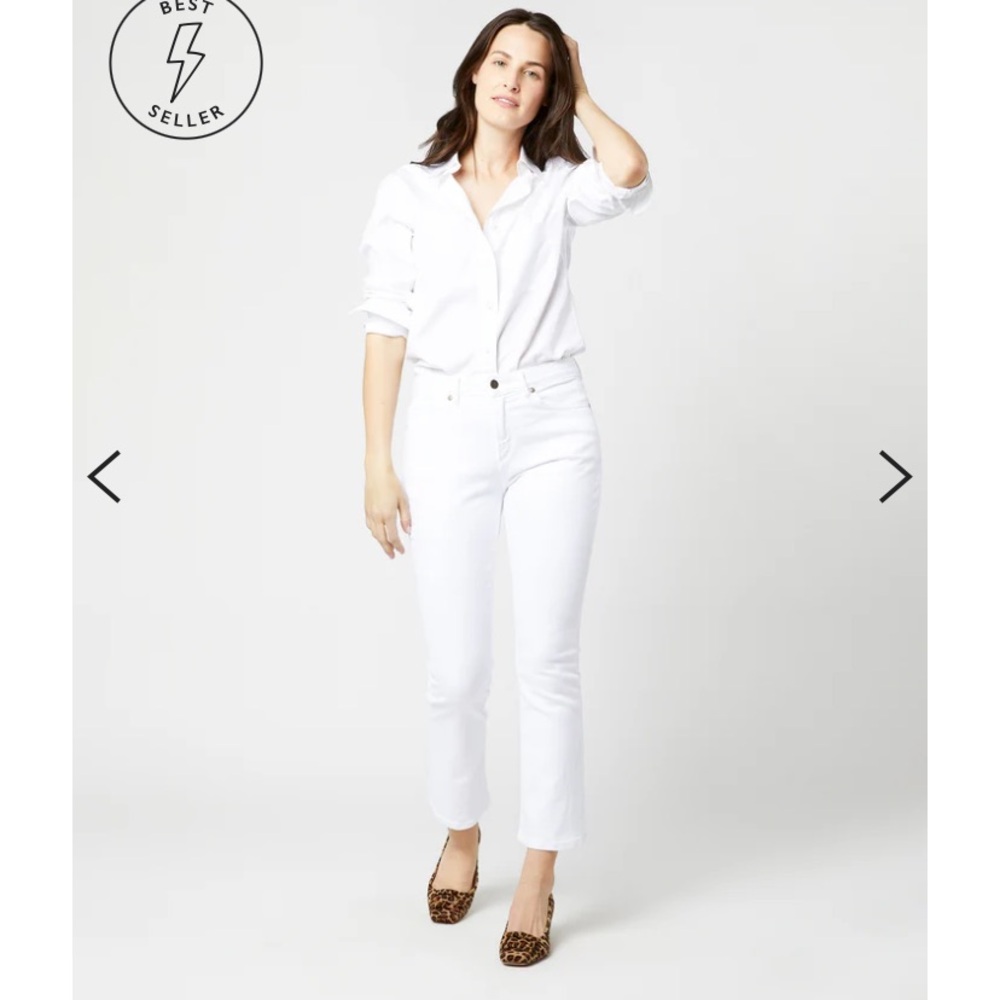 Ann Mashburn Flare Cropped 5-Pocket Jean